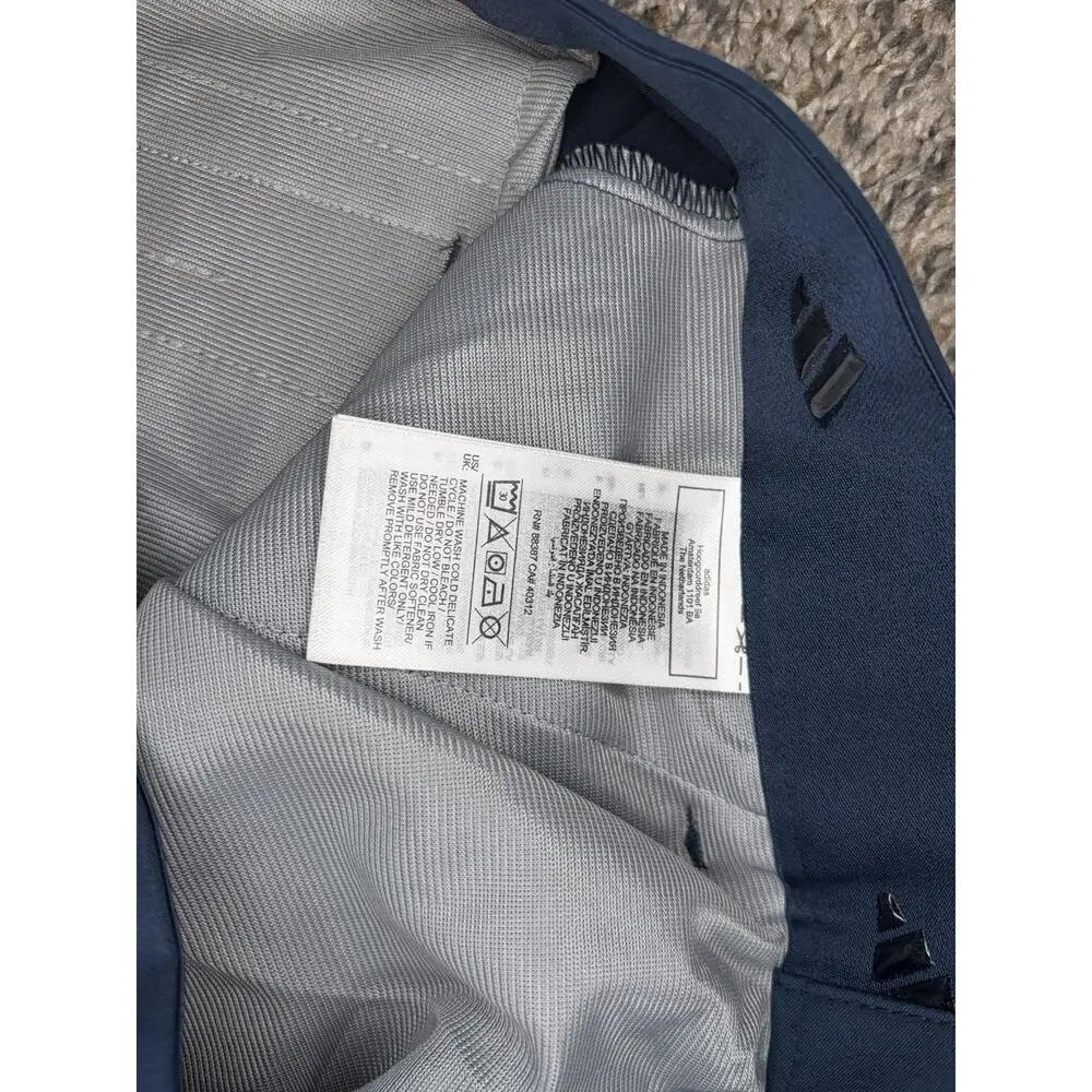 Adidas Golf Pants Men 32” X 32” Crew Navy 4 Pockets Stretch